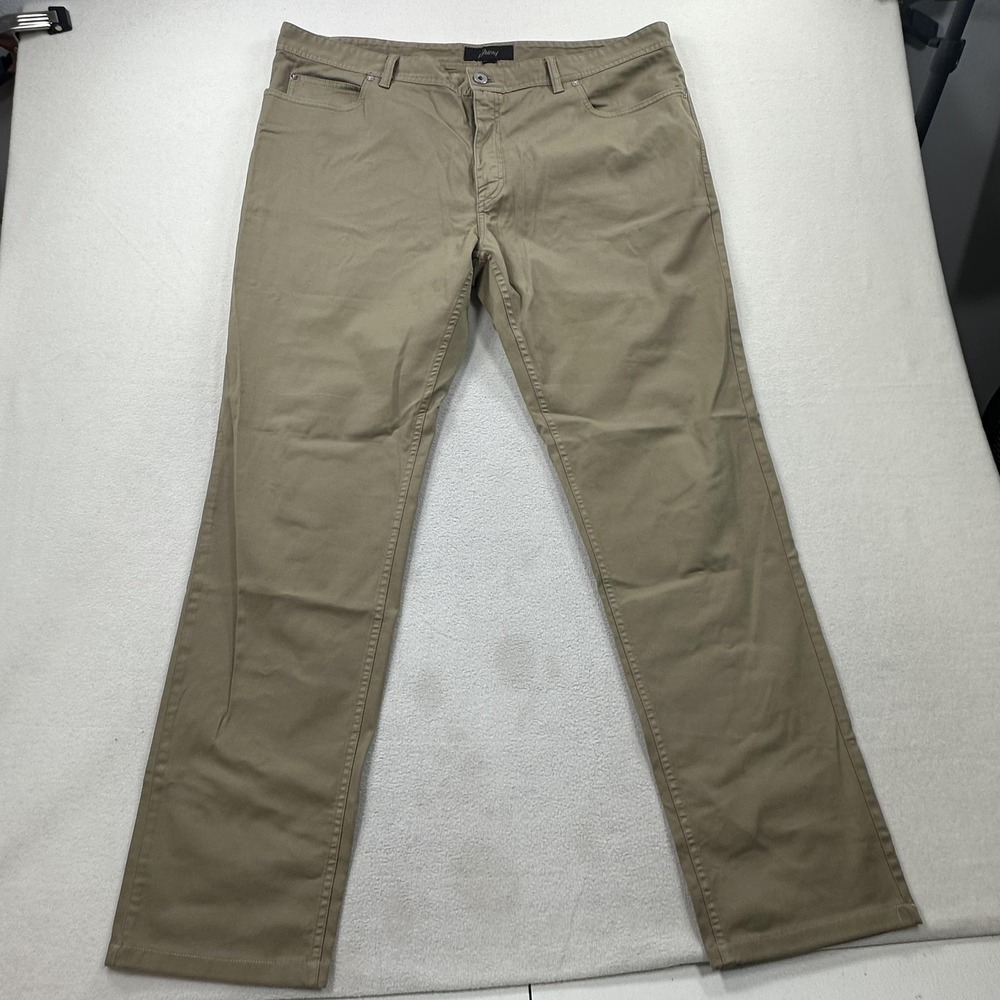 Brioni Chamonix Comfort Fit Pants Mens 44 Beige Made in Italy Luxury Trousers - Picture 2 of 14